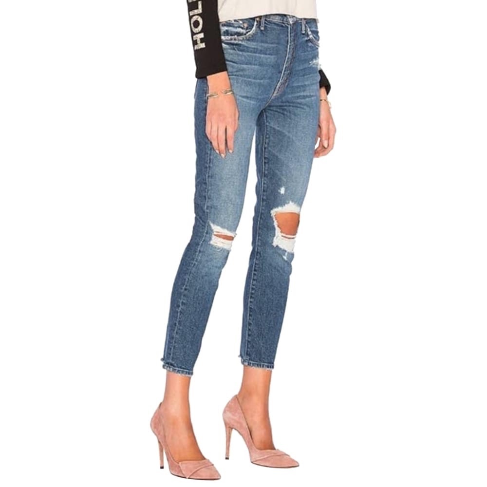 MOTHER denim - the swooner crop Your Treat or Mine size 27